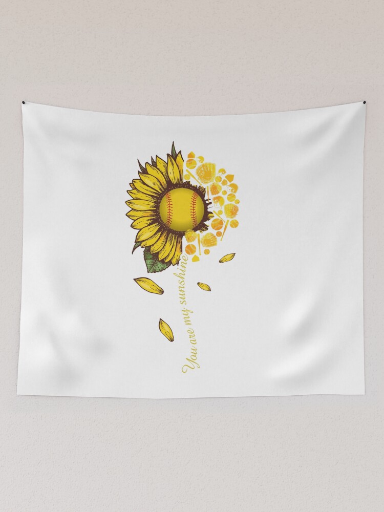 You Are My Sunshine Sunflower Softball T-Shirt You Are My Sunshine Sunflower Softball T-Shirt