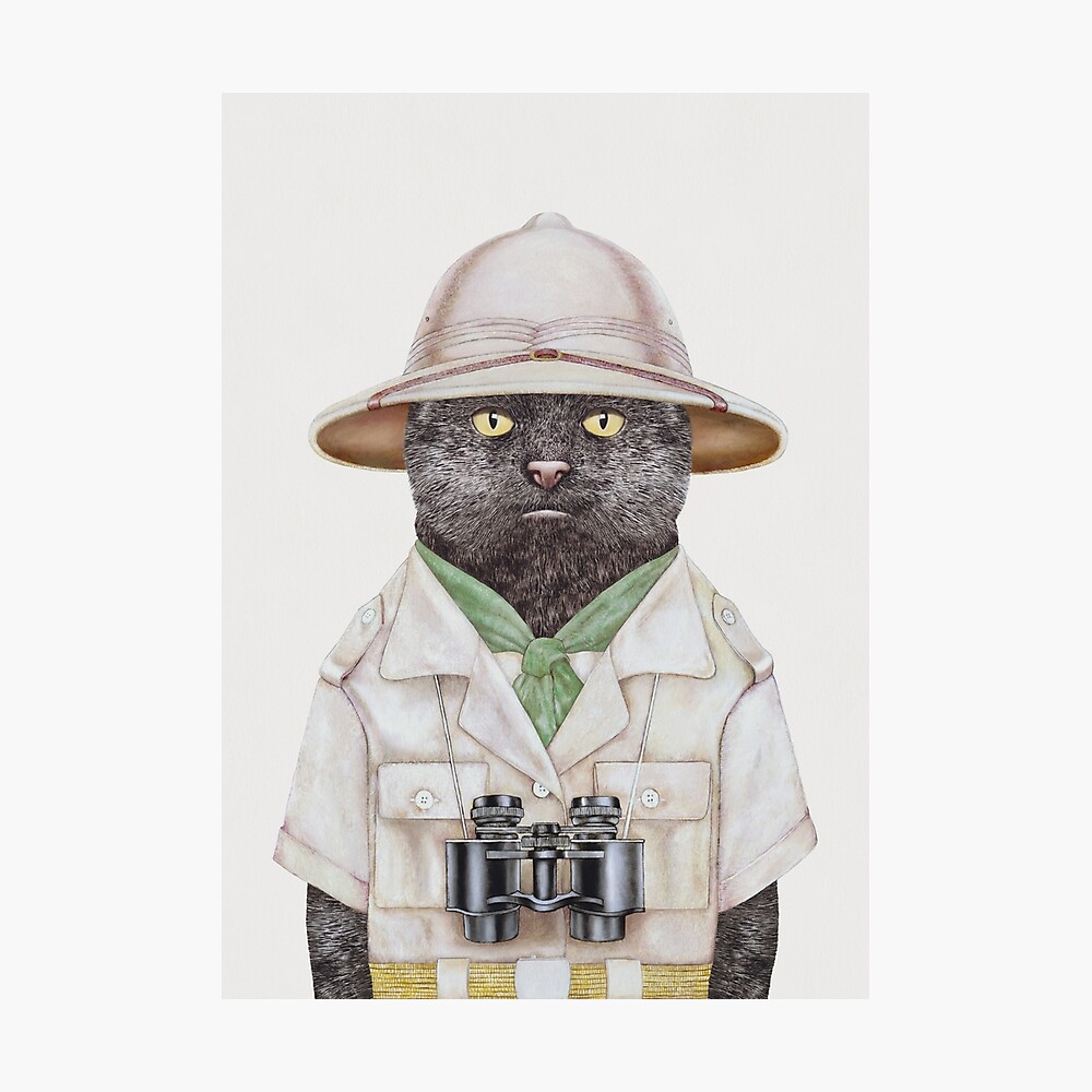 cat safari hat