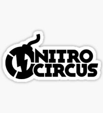 Nitro Black Logo Sticker