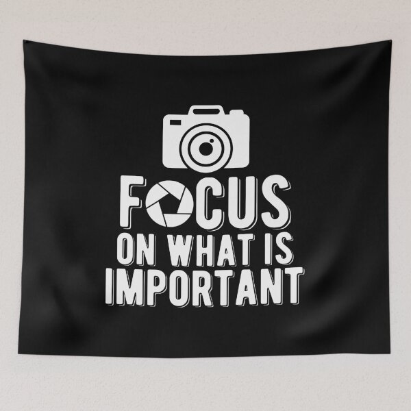 Item preview, Camera Photography Quote: Focus on What is Important designed and sold by EstelleStar.