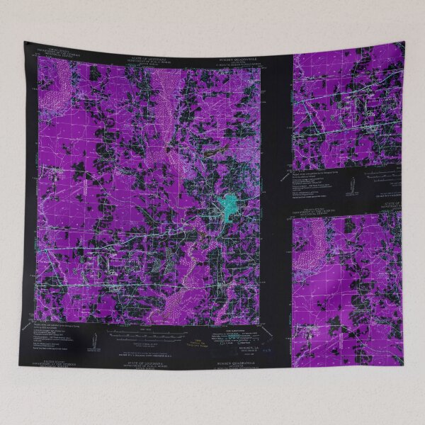Item preview, USGS TOPO Map Louisiana LA Minden 334802 1949 62500 Inverted designed and sold by WetdryvacRB01.