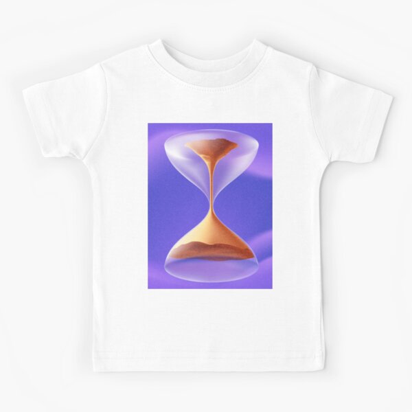#Physics #Time #water liquid, abstract, #illustration, art, hourglass, horizontal, no people, design, colors, deadline, alertness Kids T-Shirt
