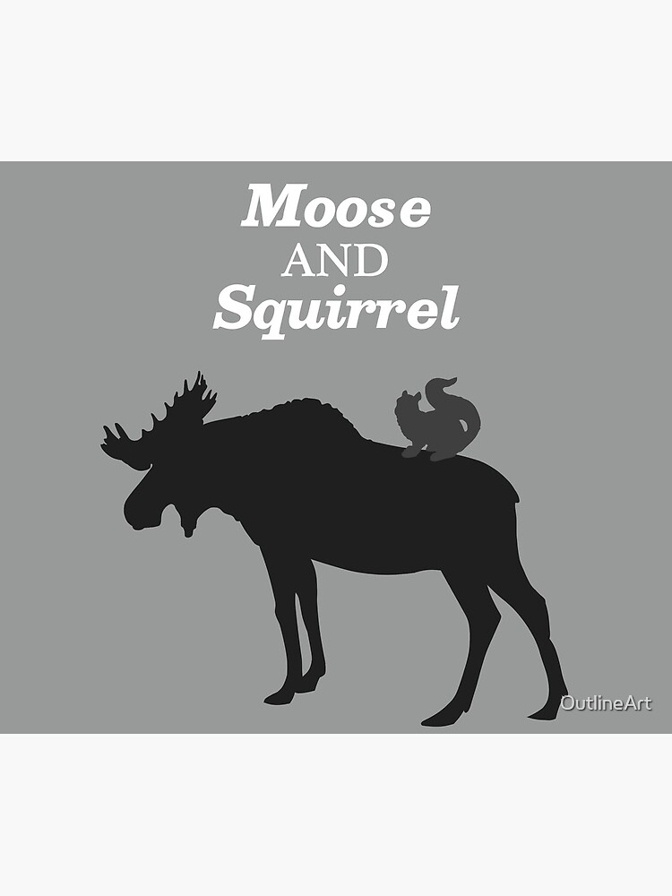 Supernatural Moose and Squirrel by OutlineArt