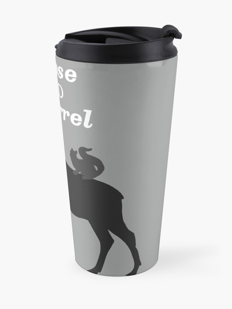 Alternate view of Supernatural Moose and Squirrel Travel Mug