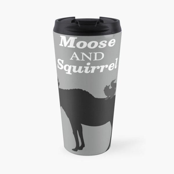 Supernatural Moose and Squirrel Travel Mug