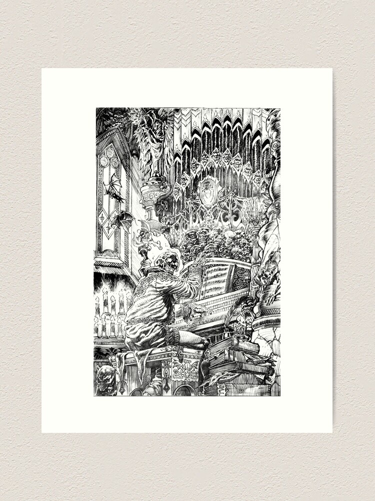 Thumbnail 1 of 3, Art Print, Music of Madness designed and sold by TimVigil.
