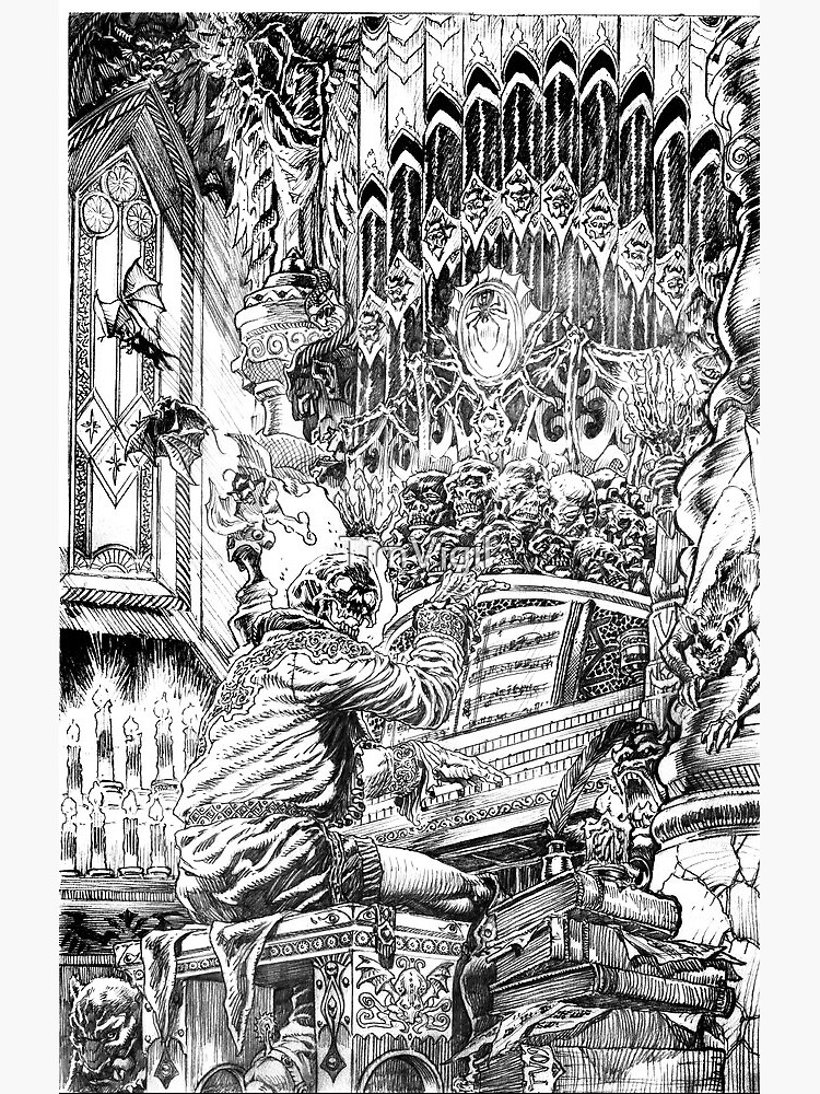 Thumbnail 3 of 3, Art Print, Music of Madness designed and sold by TimVigil.