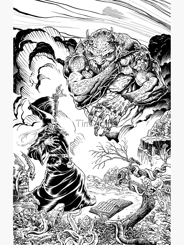 Thumbnail 3 of 3, Poster, Sorcerer designed and sold by TimVigil.