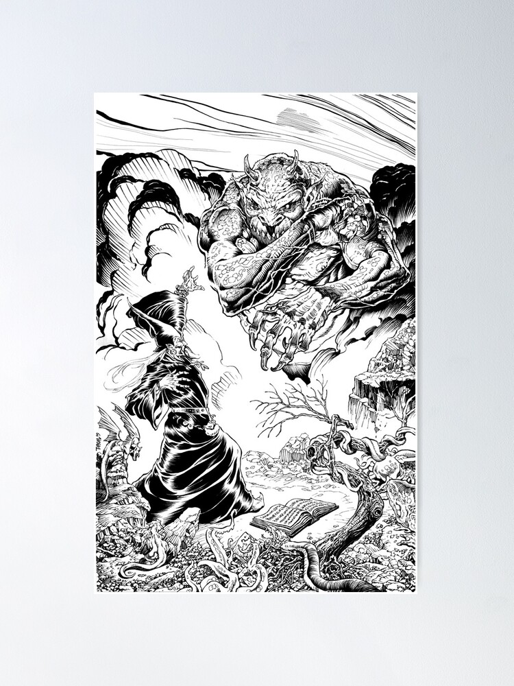 Thumbnail 1 of 3, Poster, Sorcerer designed and sold by TimVigil.