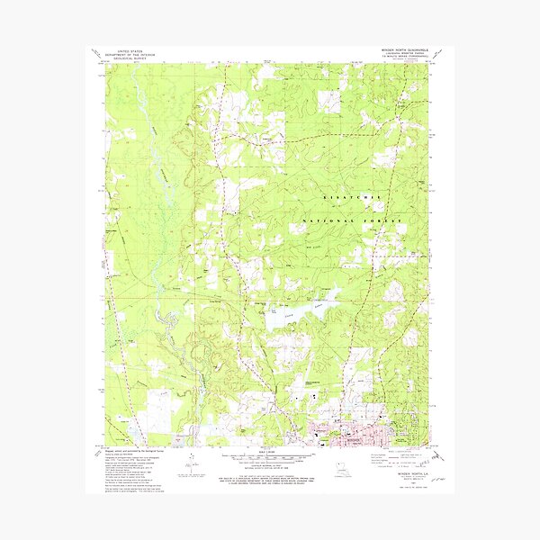 Item preview, USGS TOPO Map Louisiana LA Minden North 332764 1981 24000 designed and sold by WetdryvacRB01.