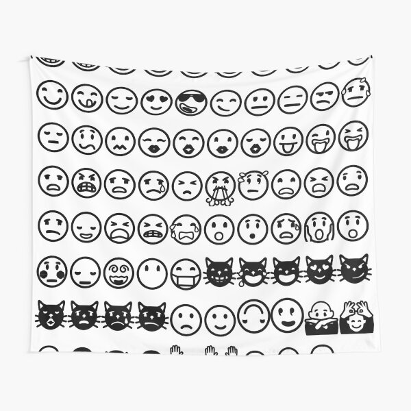 Emoji  絵文字えもじ  /ɪˈmoʊdʒi/ [emodʑi] emojis ideograms smileys electronic messages web pages genres Tapestry