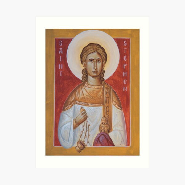 St Stephen the Protomartyr Art Print