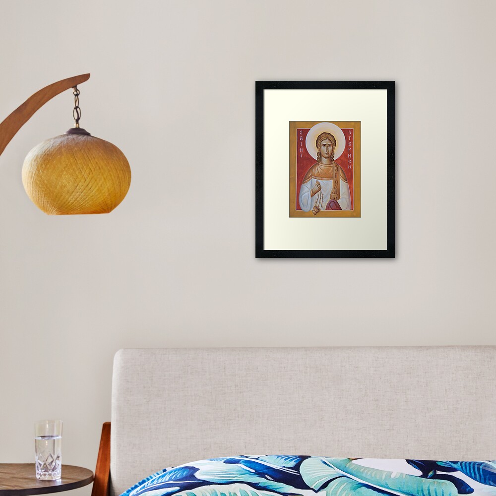 St Stephen the Protomartyr Framed Art Print