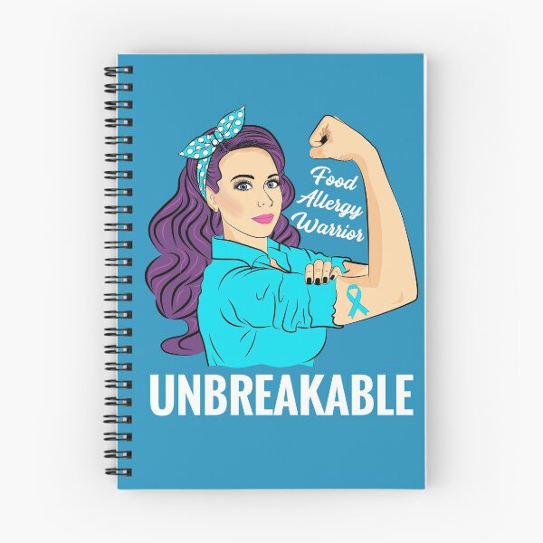 Item preview, Food Allergy Awareness Allergic Warrior Unbreakable designed and sold by ZNOVANNA.