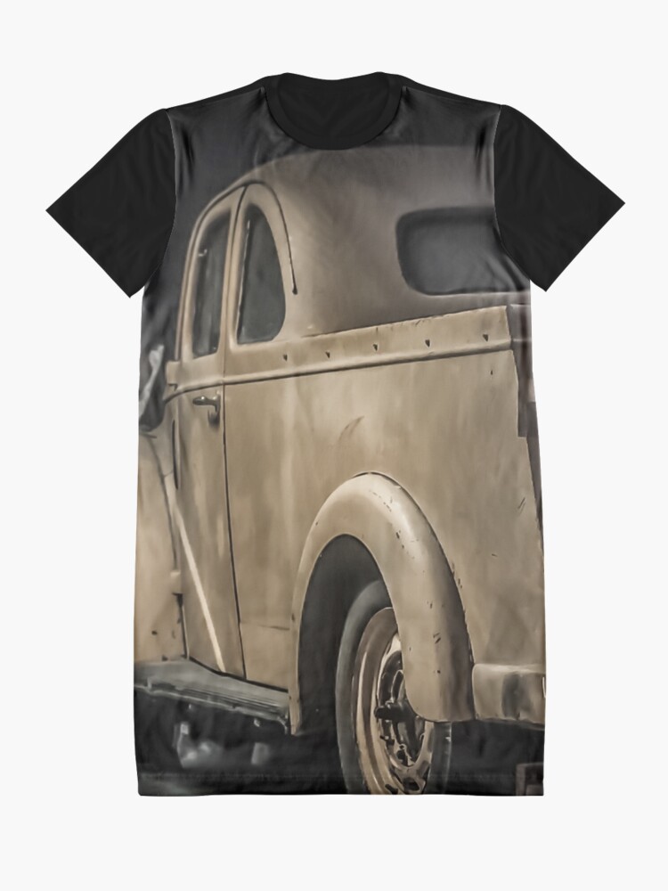 Alternate view of Retro Oldschool Ford Prefect Graphic Design Graphic T-Shirt Dress