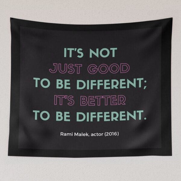 Item preview, Be Different like Malek designed and sold by Pinkaudi.