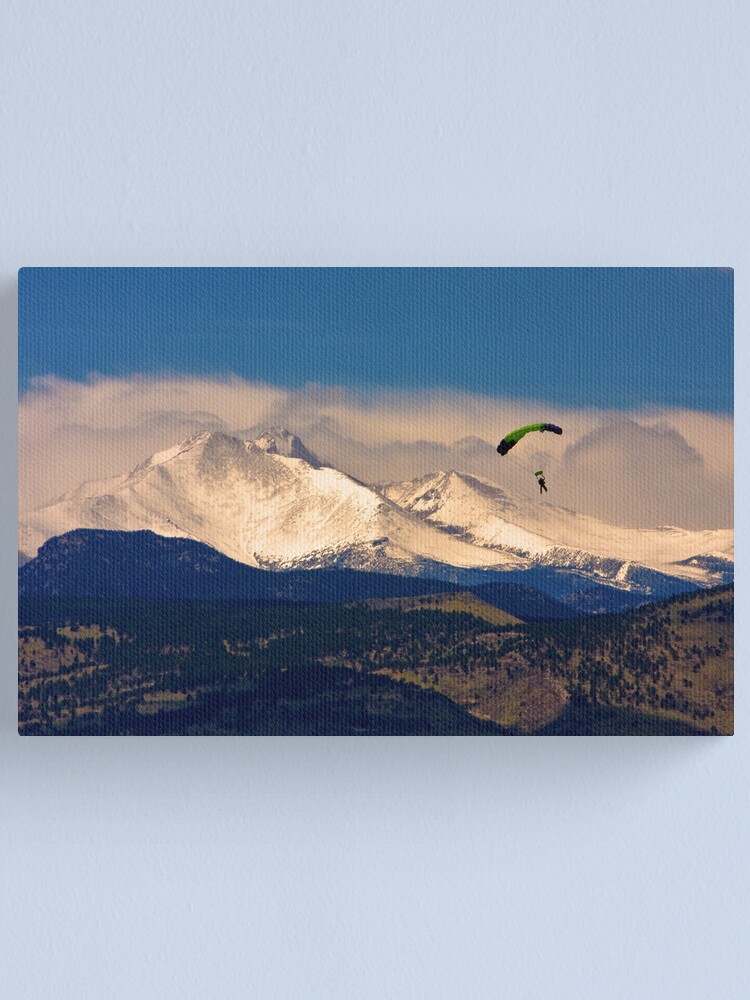 Alternate view of Leap of Twin Peaks Faith Canvas Print