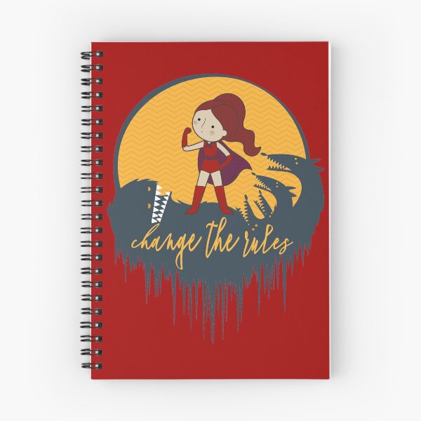 Item preview, change the rules - cambia las normas - superwoman feminista designed and sold by Miss-Cactus-Art.