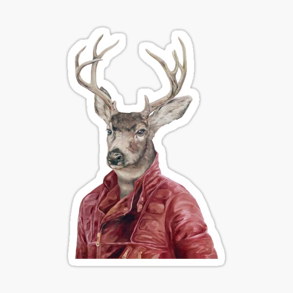 Item preview, Deer In Leather designed and sold by AnimalCrew.
