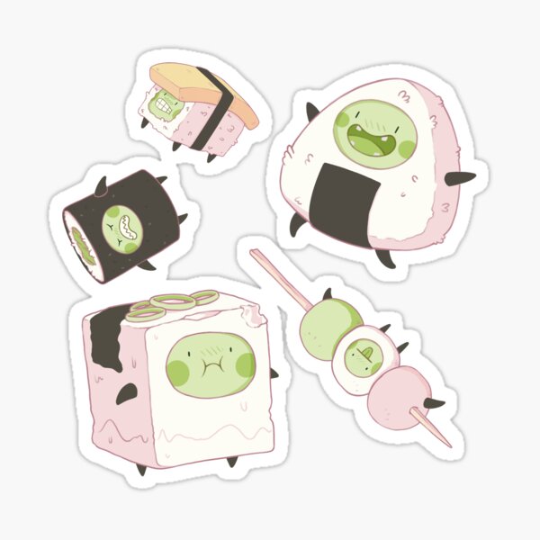 Tabemono Alien Sticker