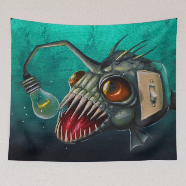 Item preview, anglerfish designed and sold by Artelies202.
