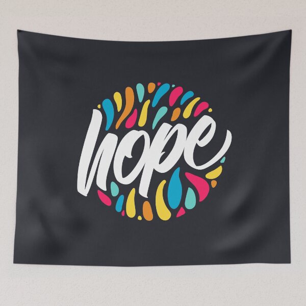 Item preview, Hope - Stylish Colourful Brush Lettering Design designed and sold by Sebastian Stadler.