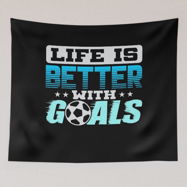 Item preview, Life is better with goals! designed and sold by VisionairsClub.