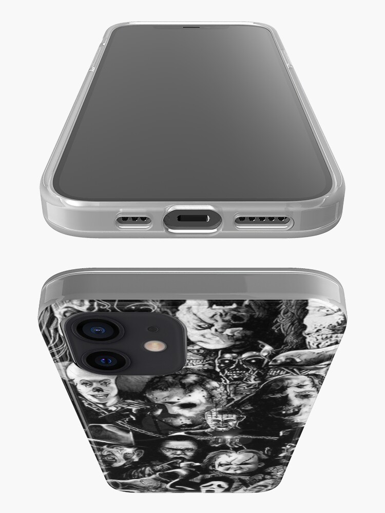 Alternate view of Horror Movie Collage iPhone Case & Cover