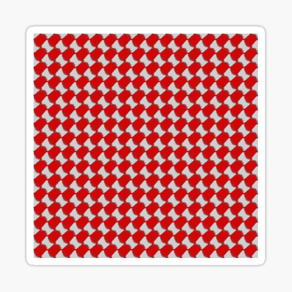 Ghutrah Red Sticker