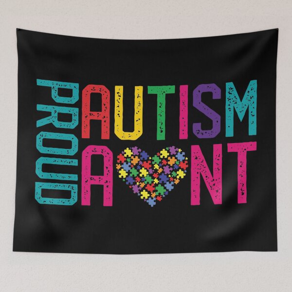 Item preview, Proud Autism Aunt Shirt Autism Awareness Day T-Shirt Tee Gift designed and sold by mrsmitful.