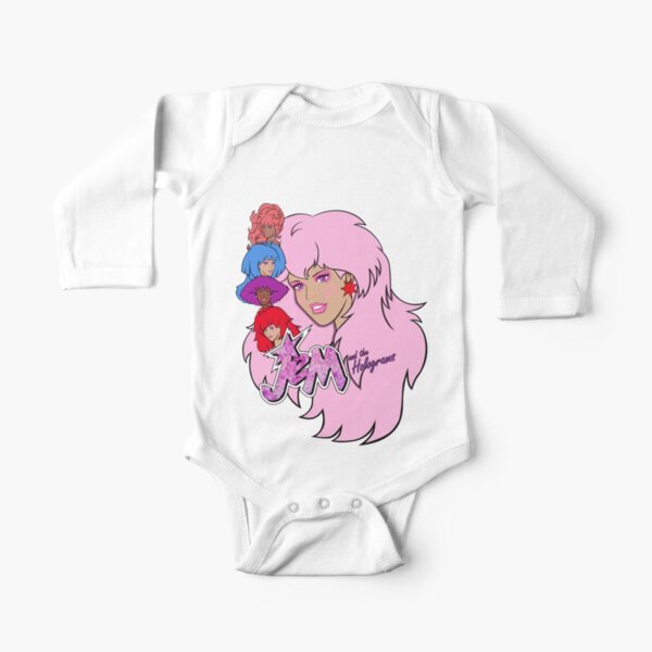 Jem and the Holograms Long Sleeve Baby One-Piece