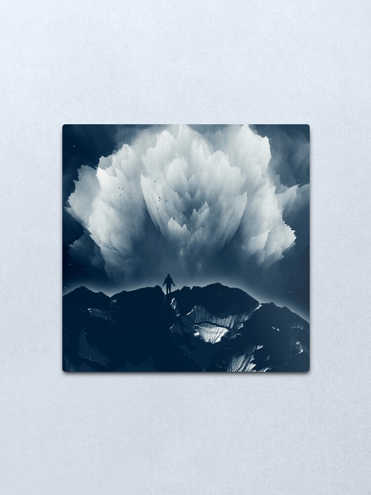 Alternate view of escalation Metal Print