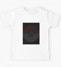 Typography Pokeball Kids Tee