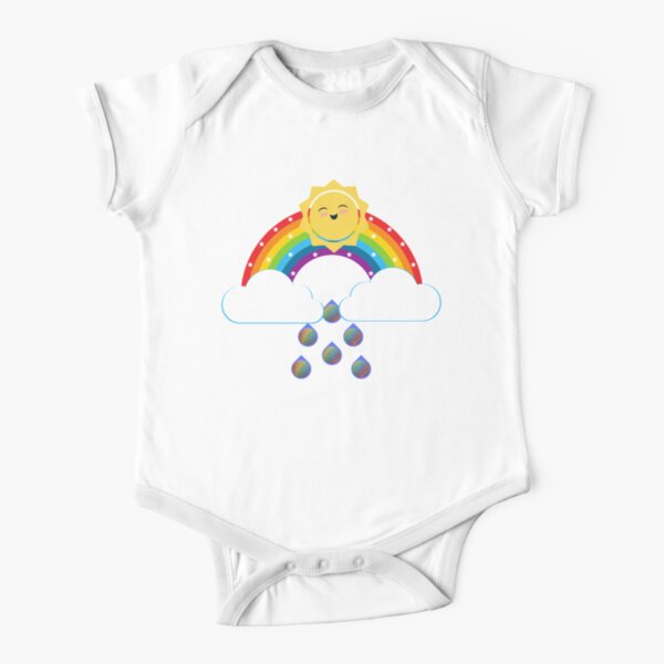 Sunshine on a rainy day Short Sleeve Baby One-Piece