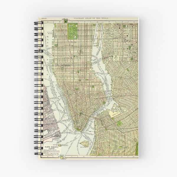 Item preview, Vintage NYC Map designed and sold by GeekHouseCreate.