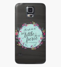 Obwohl sie nur wenig ist, ist sie wild Hülle & Klebefolie für Samsung Galaxy