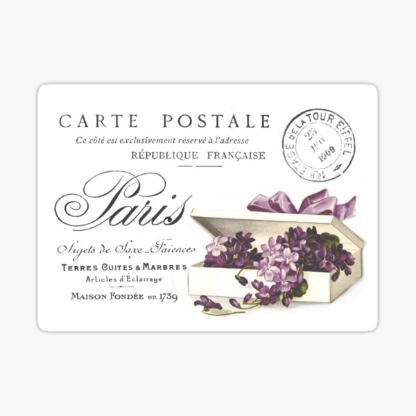 Item preview, The Parisian Carte Postale designed and sold by willowdesigns.