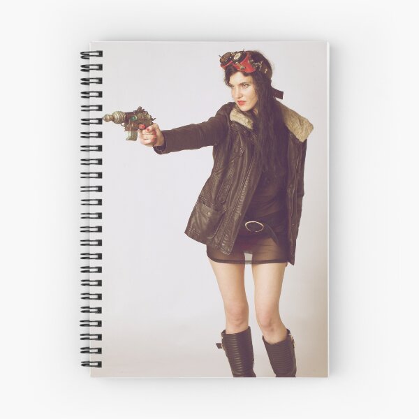 Item preview, Dieselpunk girl aims pistol designed and sold by Silent  Song.