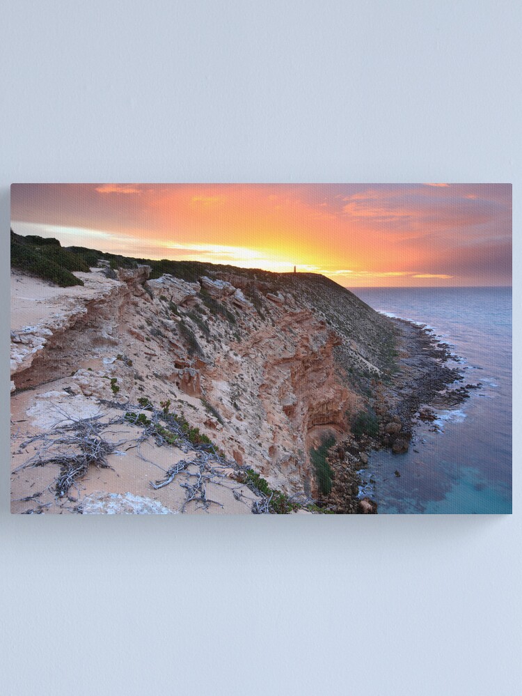 Canvas Print, Lighthouse, Innes National Park, South Australia designed and sold by Michael Boniwell