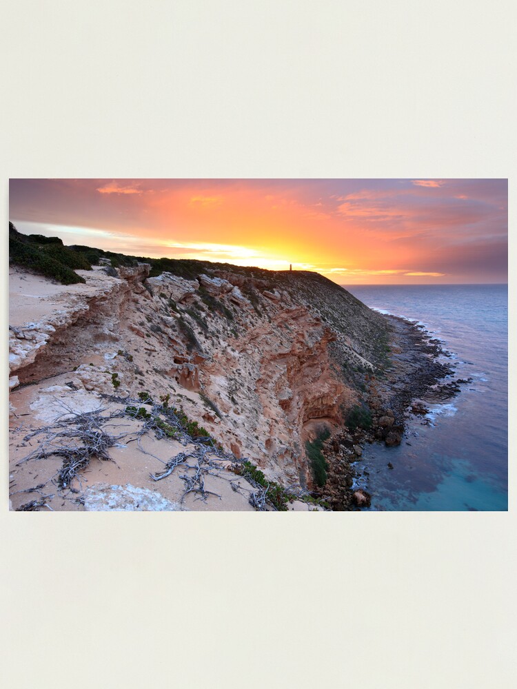 Photographic Print, Lighthouse, Innes National Park, South Australia designed and sold by Michael Boniwell