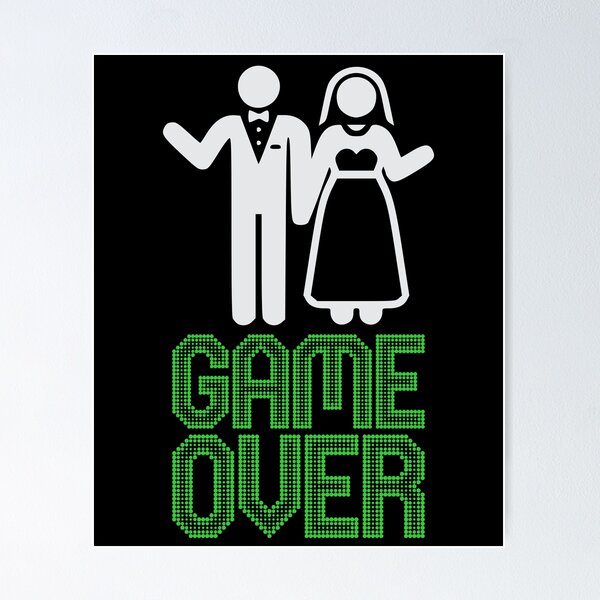 Marriage Game Over, Marriage, bride, event, game over, gameover, groom,  iCreate, HD phone wallpaper