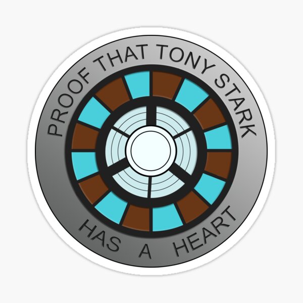 Arcs Stickers Redbubble - tony stark heart reactor roblox