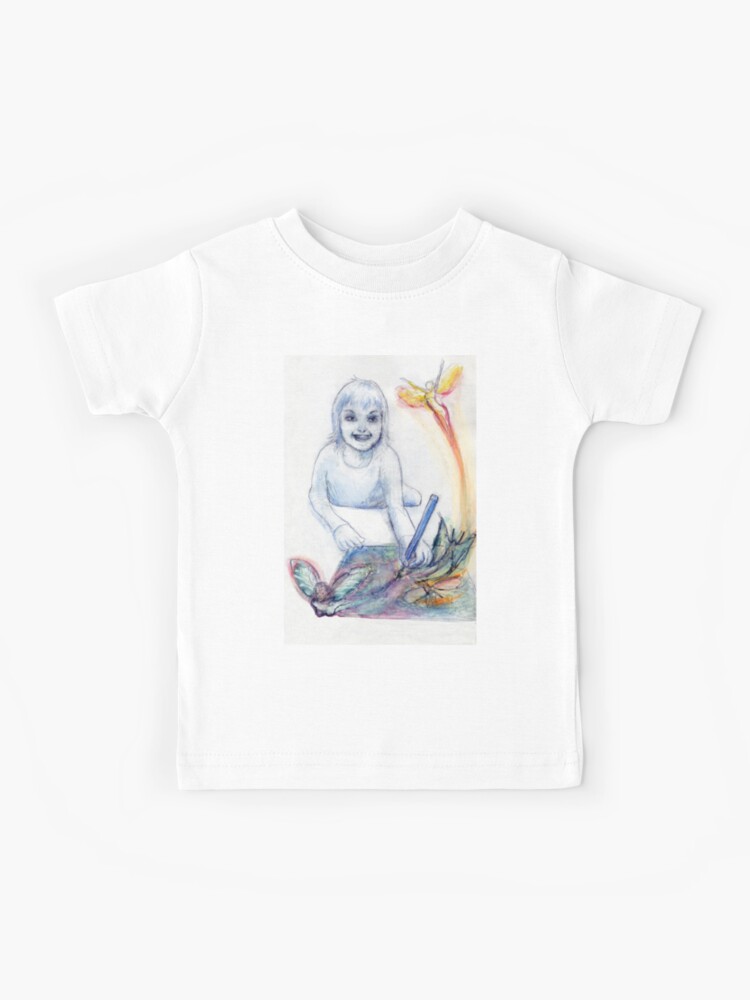 Young Girl Drawing Fairies Kids T Shirt By Jcreationmedia Redbubble Learn to draw a pretty fairy. redbubble