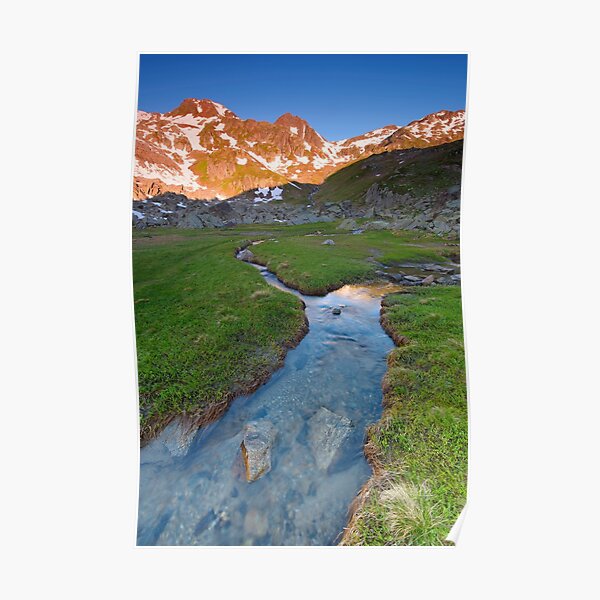 At the source of the Rhine Poster
