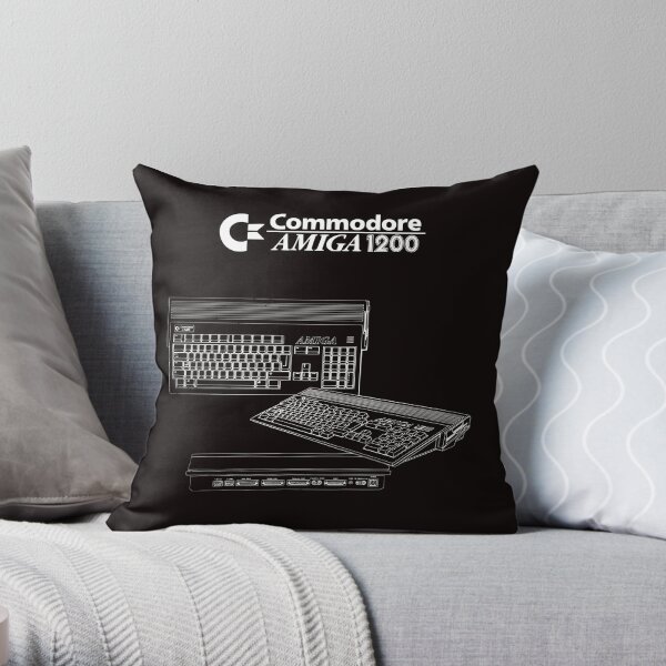 Commodore Amiga 1200 Throw Pillow
