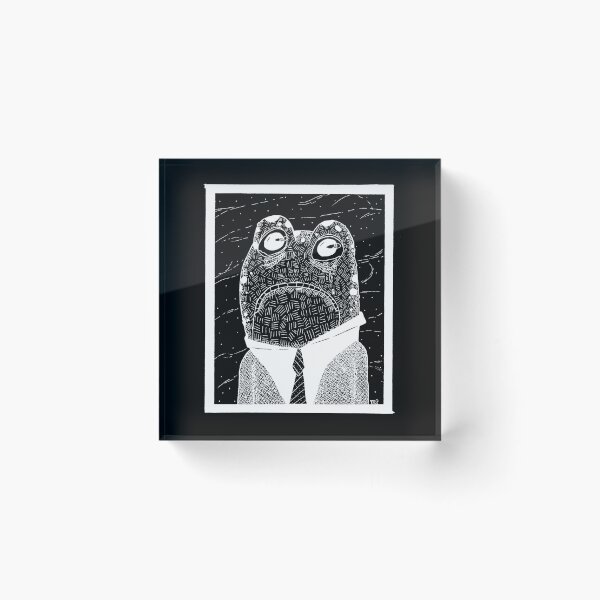 Item preview, Portrait of a Weeping Toad (white) designed and sold by Michael Stewart.