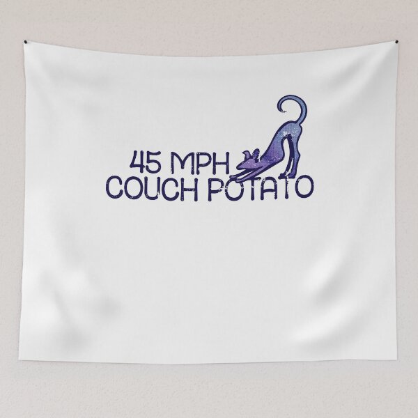 Item preview, 45 MPH couch potato greyhound designed and sold by FrictionMaxxing.