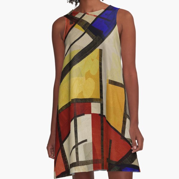 London Squares THREE TWO FOUR A-Line Dress
