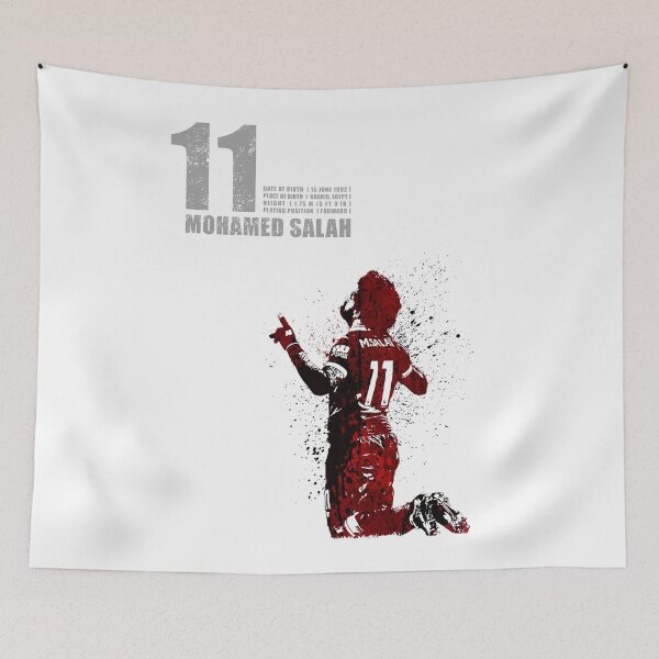 Item preview, Soccer art / Salah / on white designed and sold by designwowow.