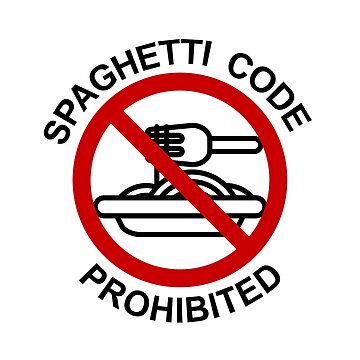 Artwork thumbnail, spaghetti code prohibited by yourgeekside